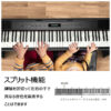 GARVEE 電子ピアノ 88鍵盤 日本語操作ボタン ハンマーアクション鍵盤 ヘッドホン 高音質 ピアノタッチ 3本ペダル 木製スタンド 譜面台 ピアノ - 画像 (7)