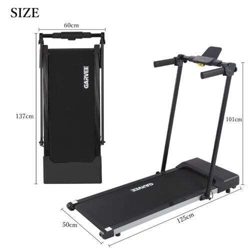 GARVEE ランニングマシン ルームランナー MAX12km/h 電動 家庭用 コンパクト トレッドミル スマホホルダー - 画像 (15)