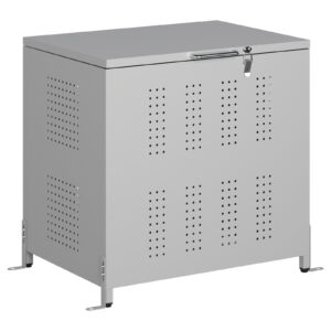 GARVEE 屋外 ゴミ収納庫 160L 210L 350L 大容量 ダストボックス ゴミ収集ボックス 物置  屋外ゴミ収納庫
