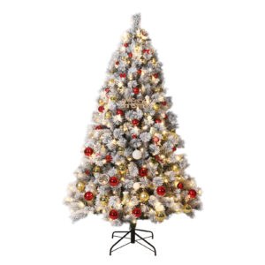 クリスマスツリー ヌードツリー 雪化粧 北欧 おしゃれ 120cm 150cm 180cm 210cm 高濃密度 オーナメント 飾りなし