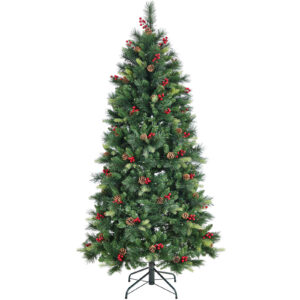 クリスマスツリー ヌードツリー北欧 おしゃれ 松ぼっくりとベリー付き 120cm 150cm 180cm  高濃密度 オーナメントなし