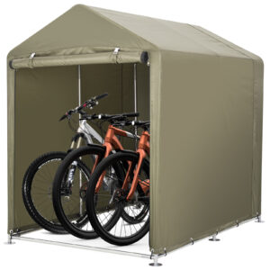 GARVEE サイクルハウス サイクルポート 1～5台用 ガレージ 物置 屋外 テント 簡易ガレージ バイクガレージ 自転車置き場