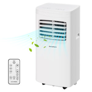 スポットクーラー 移動式 エアコン 工事不要 ポータブルクーラー スポットエアコン 冷風 除湿 送風 ノンドレン ポータブルエアコン 7-10畳 2.2KW リモコン付き 日本語取扱書付き