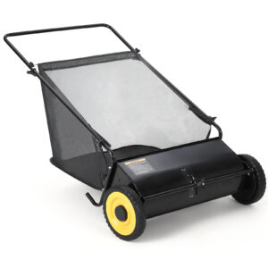 手押し式スイーパー 芝生用 サッチ除去 ゴミ回収 掃除機 芝刈り用品