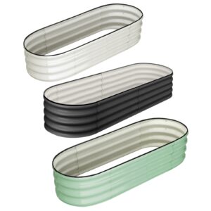 ガーデンベッド レイズドベッド プランター 野菜 家庭菜園 亜鉛メッキ 金属製 水はけ構造 大型 深型 屋外 プランターボックス ガーデンボックス ガーデニング 組立簡単 腐敗にくい 耐久性 工具不要 花壇