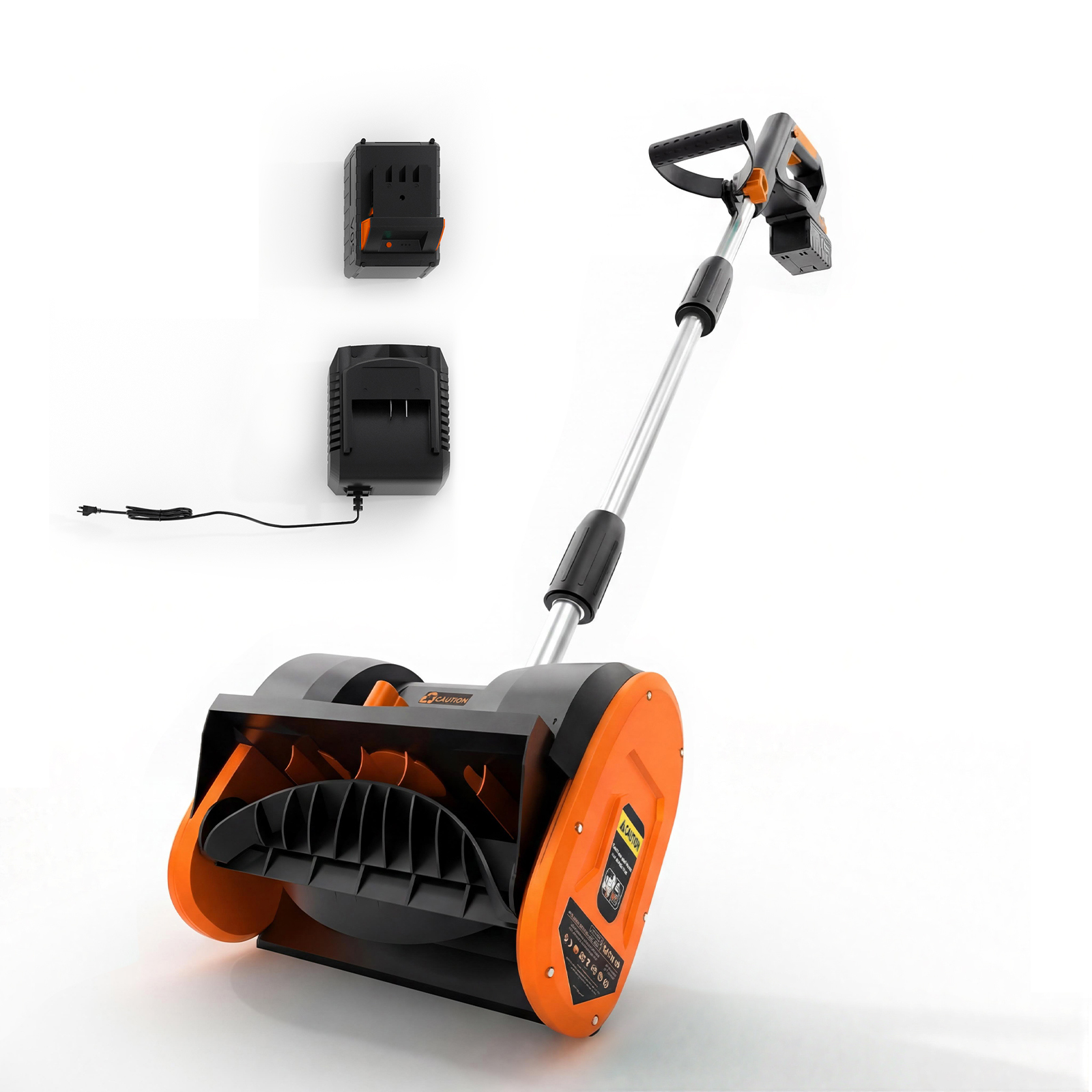 GARVEE 除雪機 充電式 除雪幅30cm 電動除雪機 家庭用 コードレス 手押し式 吹雪方向調整 除雪用品