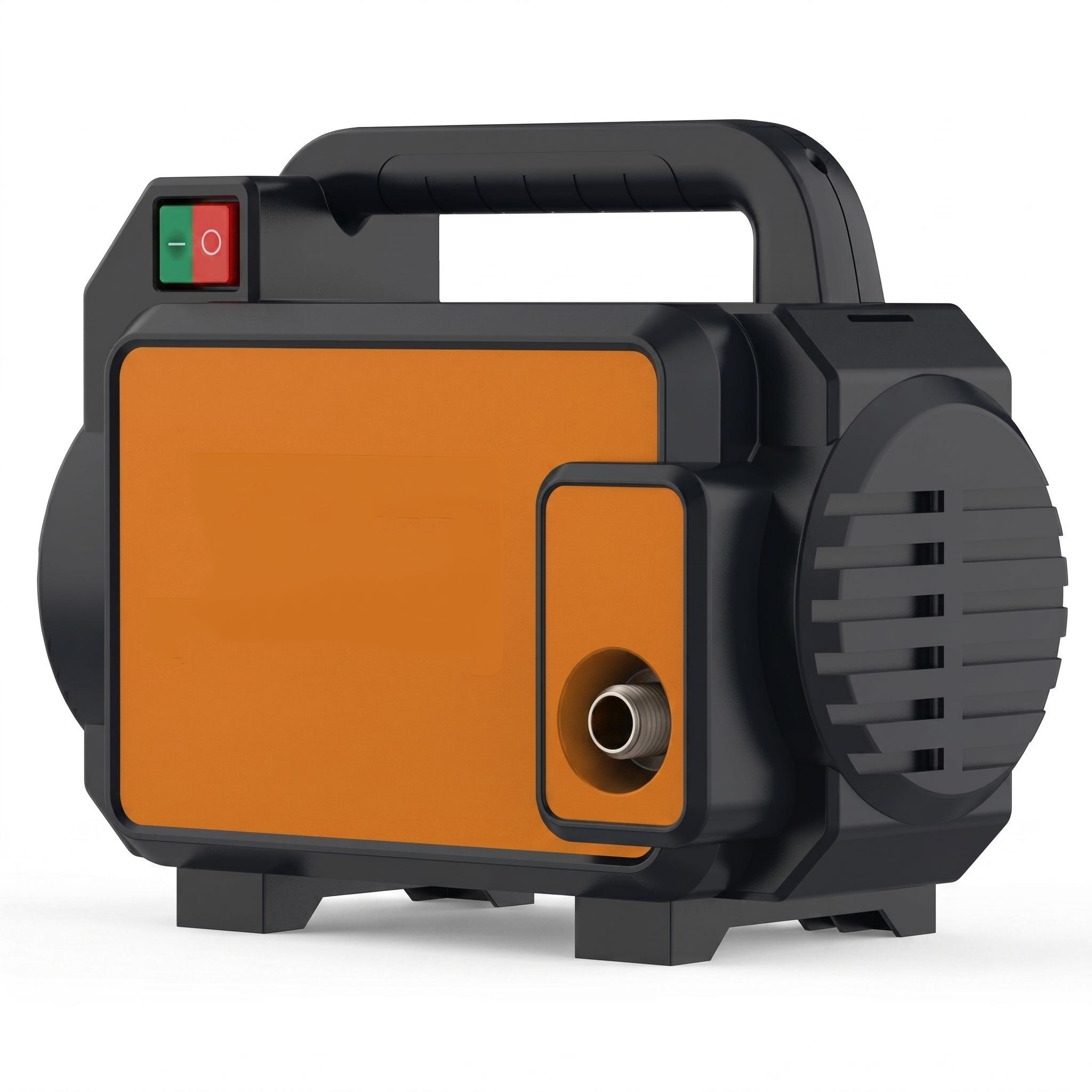 高圧洗浄機 1500W/1200W ハイパワー 最大12.5MPa 家庭用 洗車機 自吸式・水道直結両用 8m高圧ホース 縦型収納 ベランダ・車・外壁洗浄 1年保証付き - 画像 (3)