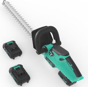 GARVEE ヘッジトリマー 充電式 コードレス 20V バッテリー2個付 生垣バリカン 剪定 庭木 枝切り 刈込幅56cm 園芸
